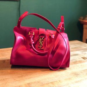 Yves Saint Laurent Pink Leather Shoulder Bag